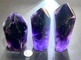 Large Extra Quality Dark Amethyst Crystal Faceted Scepter Point Standing Tower Staff Wand Home & Living > Home Decor >
