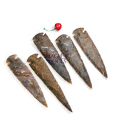 Large Fancy Jasper Arrowhead Decorative Spearhead Carving Arrow Stone Home & Living > Home Decor > Home Accents > Rocks