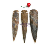 Large Fancy Jasper Arrowhead Decorative Spearhead Carving Arrow Stone Home & Living > Home Decor > Home Accents > Rocks