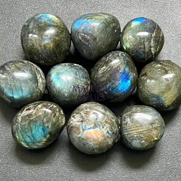 Large Flashy Labradorite Tumbled Stones (By The Piece Or Pound) Wholesale Home & Living > Home Decor > Home Accents >