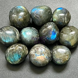 Large Flashy Labradorite Tumbled Stones (By The Piece Or Pound) Wholesale Home & Living > Home Decor > Home Accents >