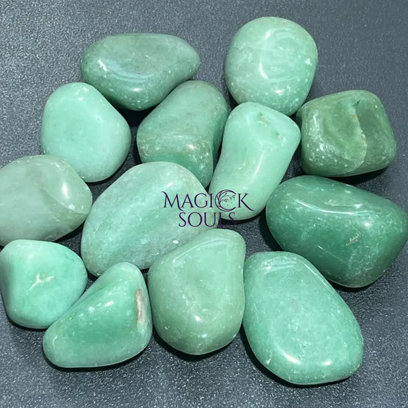 Large Green Aventurine Tumbled Stones (By The Piece or Pound) Wholesale Home & Living > Home Decor > Home Accents >