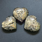 Large Iron Pyrite Druzy Crystal Puffy Heart Polished Carving Wholesale Fools Gold Home & Living > Home Decor > Home