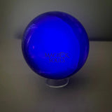 Large Natural Fluorite Sphere 80mm UV Reactive - Magick Souls