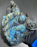 Large Peacock Flashy Labradorite Crystal Carving Select Wholesale Art & Collectibles > Sculpture > Art Objects