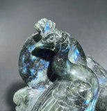 Large Peacock Flashy Labradorite Crystal Carving Select Wholesale Art & Collectibles > Sculpture > Art Objects