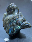 Large Peacock Flashy Labradorite Crystal Carving Select Wholesale Art & Collectibles > Sculpture > Art Objects