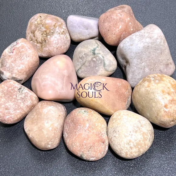 Large Pink Amethyst Crystal Tumbled Stones (By The Piece or Pound) Wholesale Home & Living > Home Decor > Home Accents