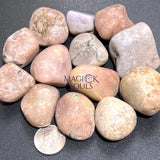 Large Pink Amethyst Crystal Tumbled Stones (By The Piece or Pound) Wholesale Home & Living > Home Decor > Home Accents