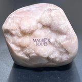 Large Pink Amethyst Druzy Crystal Cluster Standing Freeform Select Polished Carving Home & Living > Home Decor > Home