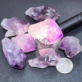 Large Purple Amethyst Crystal Points Rough Raw Gemstone Decor Supply Home & Living > Home Decor > Home Accents > Rocks