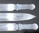 Large Selenite Crystal Decorative Sword Carving (15 Inch Avg) Home & Living > Spirituality & Religion > Reiki & Chakras