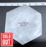 Large Selenite Crystal Hexagon Plate (5 pcs) Bulk Wholesale Carving Lot Home & Living > Spirituality & Religion > Reiki