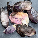 Large Smoky Shangaan Amethyst Points And Scepters From Zimbabwe Raw Crystals Home & Living > Home Decor > Home Accents