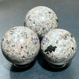Large Syenite Polished Spheres (UV Reactive) Wholesale Carvings Home & Living > Home Decor > Home Accents > Rocks &