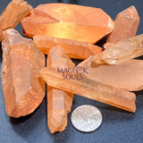 Large Tangerine Quartz Crystal Rough Raw Points (By The Piece or Pound) Wholesale Home & Living > Home Decor > Home
