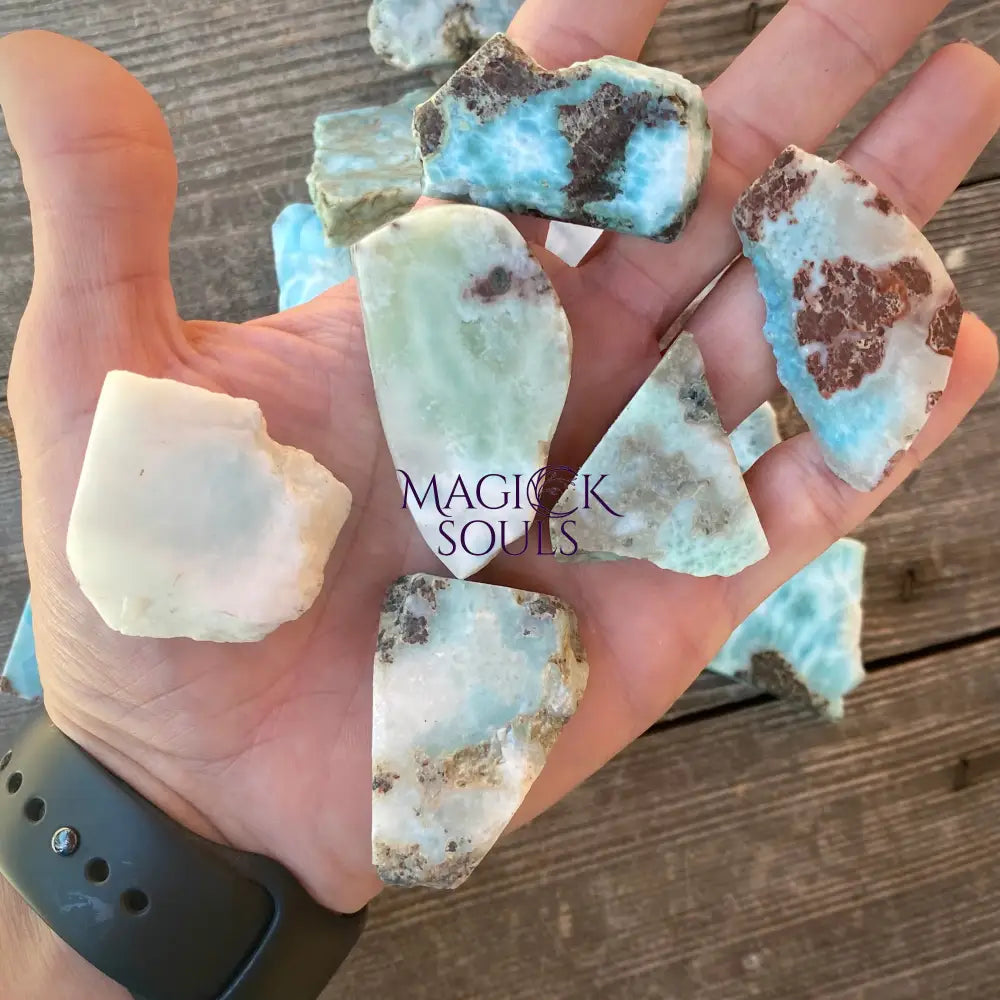Larimar Polished Slab - Magick Souls