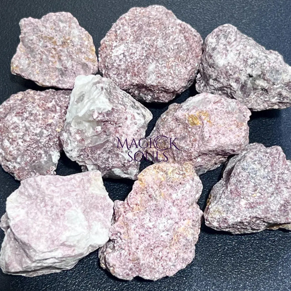 Lepidolite Crystal Rough Raw Stones (By The Piece or Pound) Wholesale Home & Living > Home Decor > Home Accents > Rocks