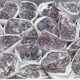 Lilac Lepidolite Crystals (Avg 3 LBs) Box Flat Bulk Wholesale Lot Rough Raw Stones Natural Gemstones Home & Living >