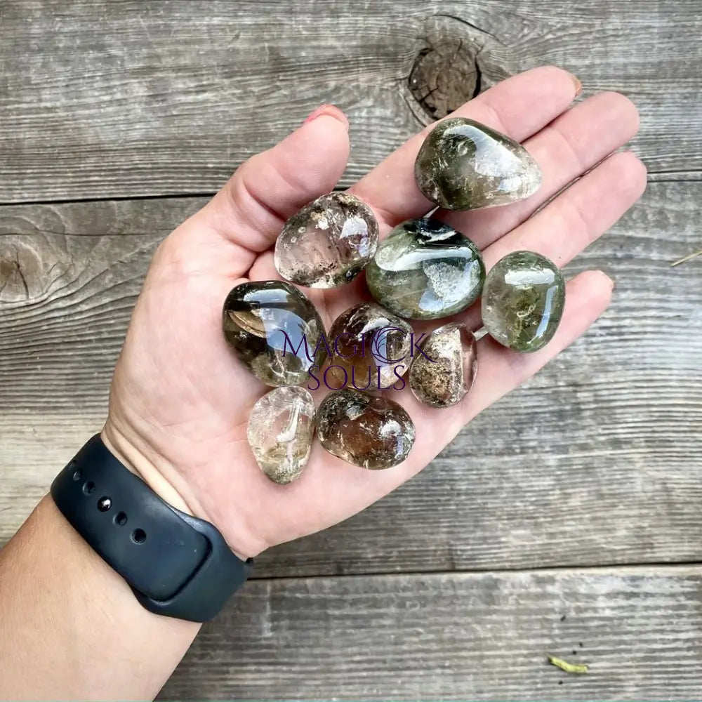 Lodolite Garden Quartz Tumble Crystal - Magick Souls