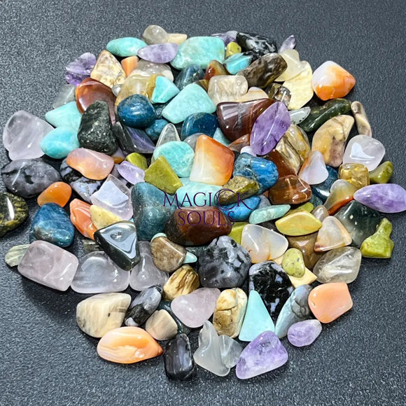 Madagascar Small Tumbled Stone Mix (By The Ounce Or Pound) Apatite Rose Quartz Labradorite Amazonite Amethyst Home &