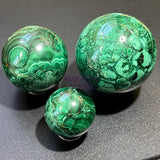 Malachite Spheres (3 Sizes)(5 10 CM) Large Polished Carving Home & Living > Home Decor > Home Accents > Rocks & Geodes