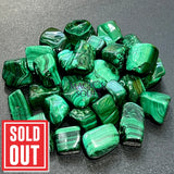 Malachite Tumbled (1 Kilo)(2.2 LBs) Bulk Wholesale Lot Polished Natural Gemstones Healing Crystals And Stones Home &