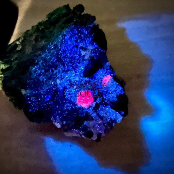Mexican Malachite and Fluorite UV Mineral Specimen - Magick Souls