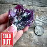 Mexican Purple Fluorite UV Mineral Specimen Magick Souls