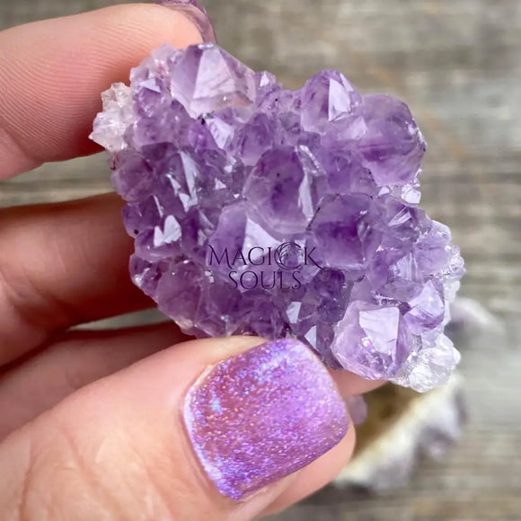 Mini Amethyst Druzy Cluster - Magick Souls