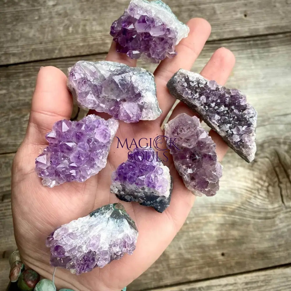 Mini Amethyst Druzy Cluster - Magick Souls