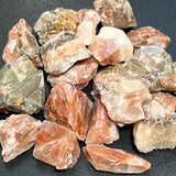 Mixed Color Red Green Calcite Crystal Rough Raw Stones (By The Piece or Pound) Wholesale Home & Living > Home Decor >
