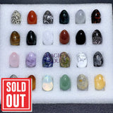 Mixed Gemstone Egg Collection (24 Pcs) Bulk Wholesale Assorted Flat Box Healing Crystals And Stones Home & Living >