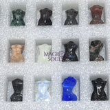 Mixed Gemstone Lady Carvings Collection (24 Pcs) Bulk Wholesale Assorted Flat Box Home & Living > Home Decor > Home