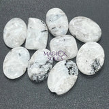 Moonstone Cabochons 100 Grams (8 to 12 pcs) Bulk Wholesale Polished Stones Natural Gemstones Healing Crystals And