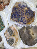 Morocco Mixed Minerals Crystal Druzy Collection Large Boxed Flat Wholesale Home & Living > Home Decor > Home Accents >
