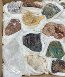 Morocco Mixed Minerals Crystal Druzy Collection Large Boxed Flat Wholesale Home & Living > Home Decor > Home Accents >