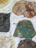 Morocco Mixed Minerals Crystal Druzy Collection Large Boxed Flat Wholesale Home & Living > Home Decor > Home Accents >