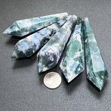 Moss Agate Crystal Point Scepter Wand Large (4.5 Inch Avg) Gemstone Decor Carving Wholesale Home & Living > Home Decor