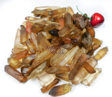 Natural Untreated Citrine Crystal Point (3 pcs) from Congo Rough Raw Stones Healing Cryatals And Stones Craft Supplies