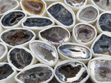 Oco Geode Cut Crystals (Avg 3.5 LBs) Box Flat Bulk Wholesale Lot Rough Raw Stones Natural Gemstones Home & Living >