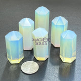 Opalite Glass Crystal Point Tower Obelisk Carving Wholesale Home & Living > Home Decor > Home Accents > Rocks & Geodes