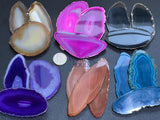 Oval Agate Slices (By The Piece)(3.5 4.5 Inches)(Size #1) Wholesale Home & Living > Home Decor > Home Accents > Rocks &