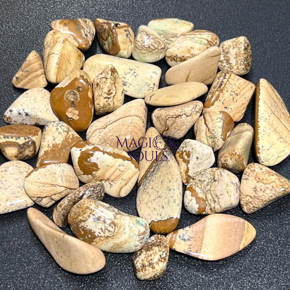 Picture Jasper Tumbled Stones (By The Piece Or Pound) Wholesale Home & Living > Home Decor > Home Accents > Rocks &