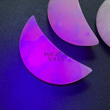 Pink Mangano Calcite Crystal Crescent Moon Carving (UV Reactive) Wholesale Home & Living > Home Decor > Home Accents >