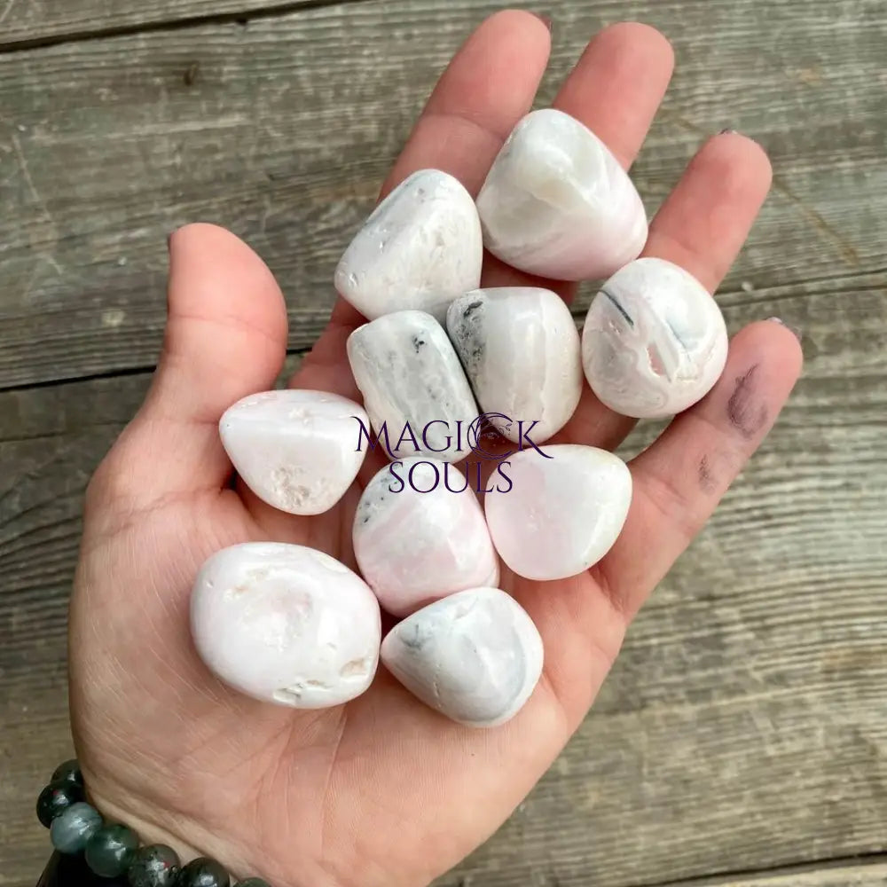 Pink Mangano Calcite UV REACTIVE – Magick Souls