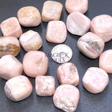 Pink Opal Tumbled Stones (By The Piece Or Pound) Bulk Wholesale Home & Living > Home Decor > Home Accents > Rocks &