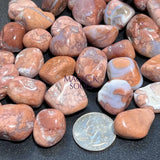 Pink Peach Petal Agate Tumbled Stones (By The Piece Or Pound) Wholesale Home & Living > Home Decor > Home Accents >