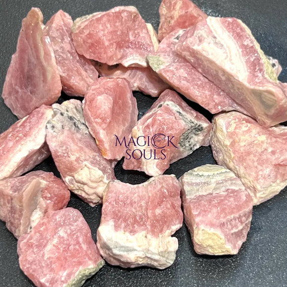 Pink Rhodochrosite Rough Raw (By The Piece Or Pound) Gemstone Supply Wholesale Lot Home & Living > Home Decor > Home