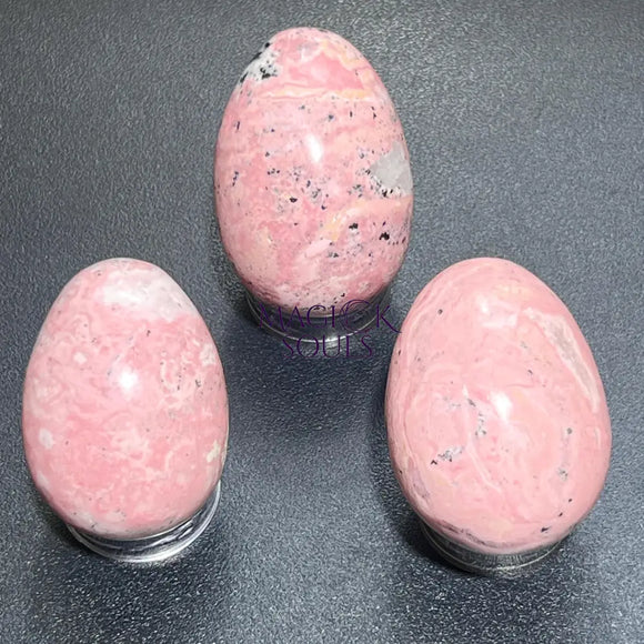 Pink Rhodonite Crystal Egg Carving Wholesale Home & Living > Home Decor > Home Accents > Rocks & Geodes